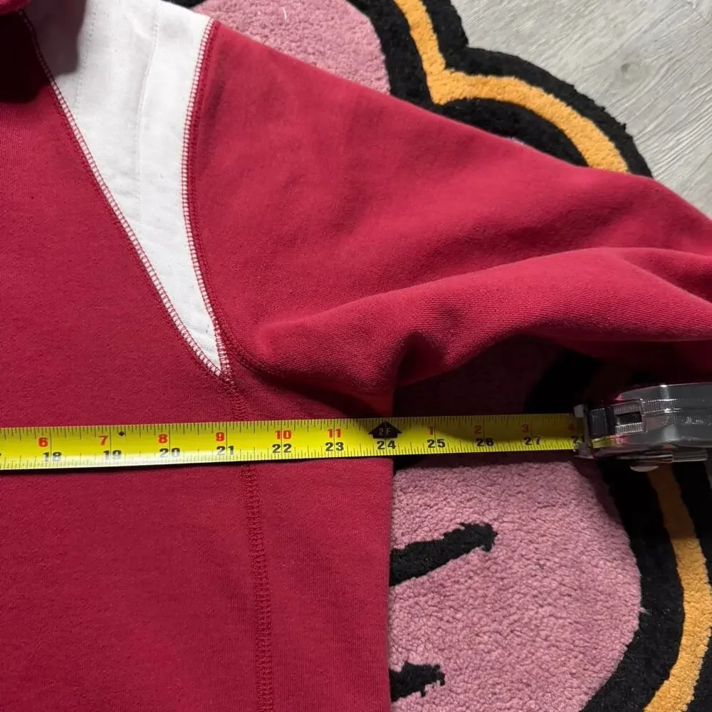 Nike University of Alabama Crimson Tide Center Swoosh Pullover Hoodie Medium Red